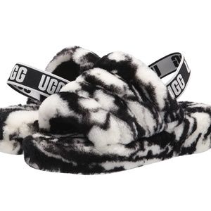 UGG Women's Fluff Yeah Slide Marble Slipper